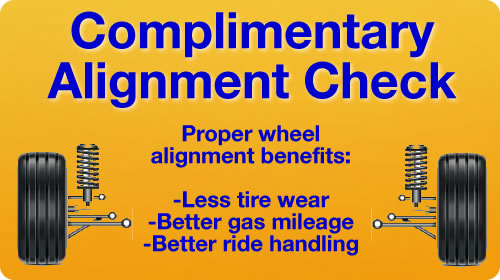 Complimentary Alignment Check this month at Longo Toyota