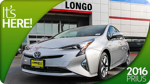 The 2016 Prius has arrived at Longo Toyota!