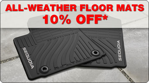 All-Weather Floormats 10% Off*