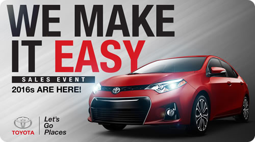 We Make It Easy - 2016's are Here!