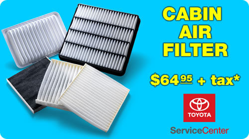 Cabin Air Filter Special