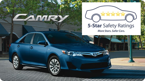 NHTSA bestows high ratings on Camry